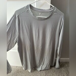 All in Motion Striped Long Sleeve Shirt